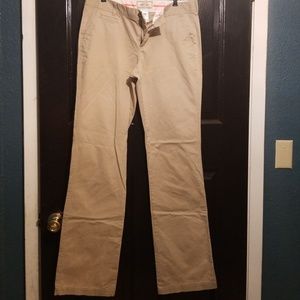 Old navy khaki pants.